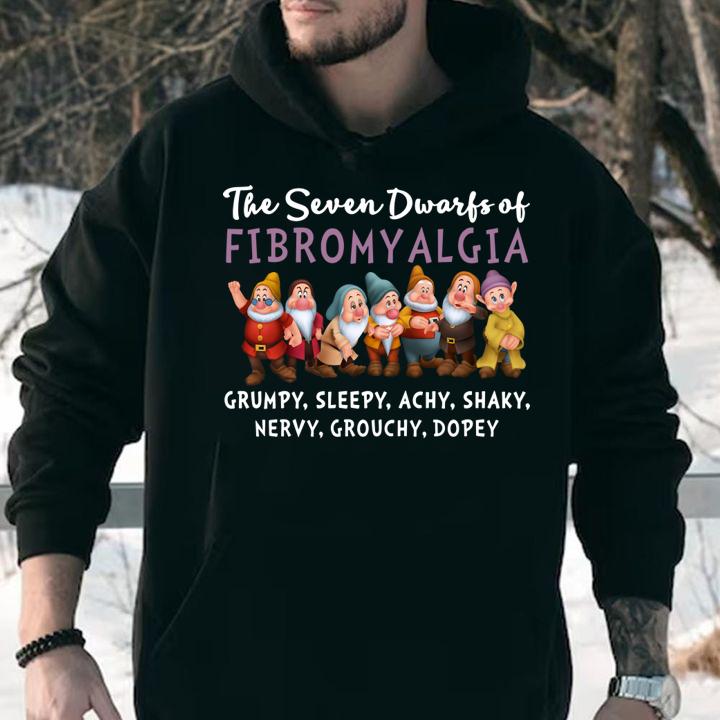 Snow White and The Seven Dwarfs Of Fibromyalgia t-shirt hoodie