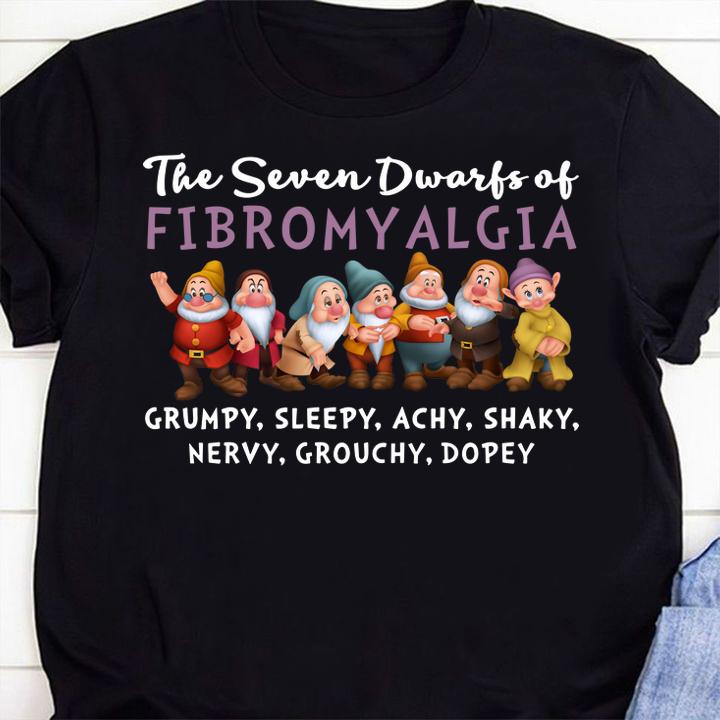 Snow White and The Seven Dwarfs Of Fibromyalgia t-shirt shirt