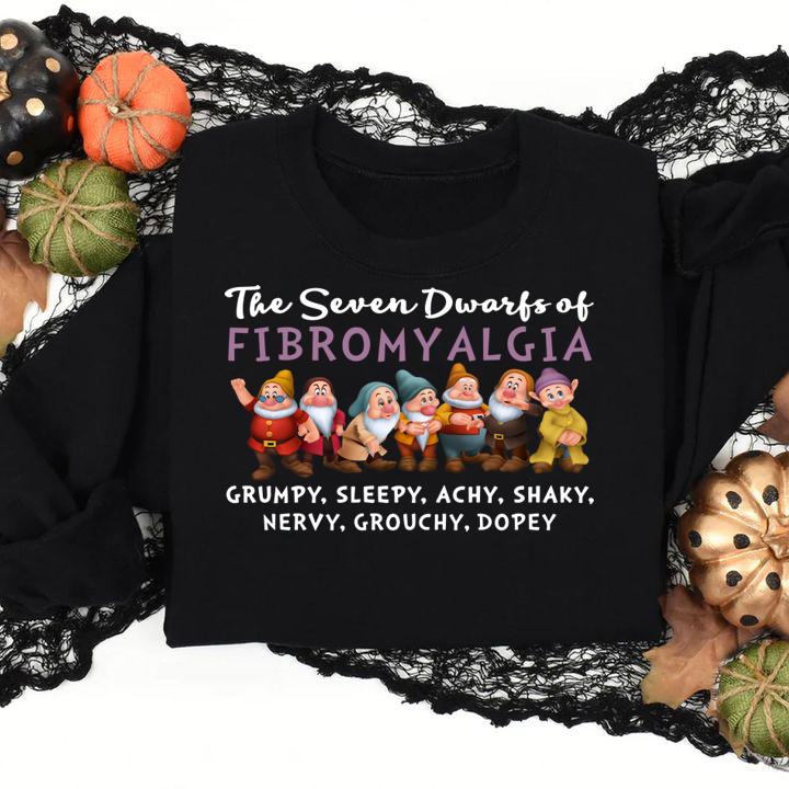 Snow White and The Seven Dwarfs Of Fibromyalgia t-shirt sweatshirt