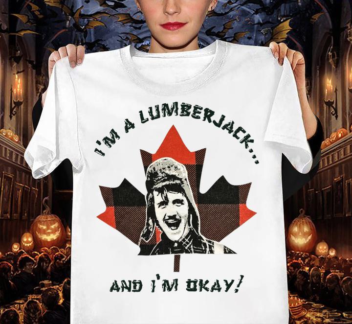 Im A Lumberjack And Im Okay 1995 Monty Pythons Flying Circus Vintage t-shirt woman shirt