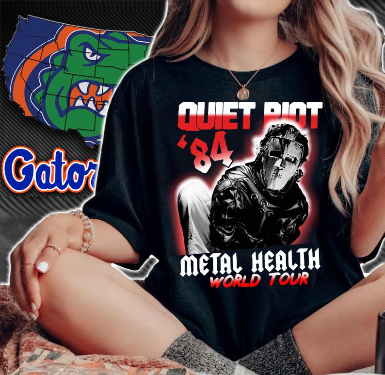 Halloween quiet riot 84 mental health world tour t-shirt woman shirt