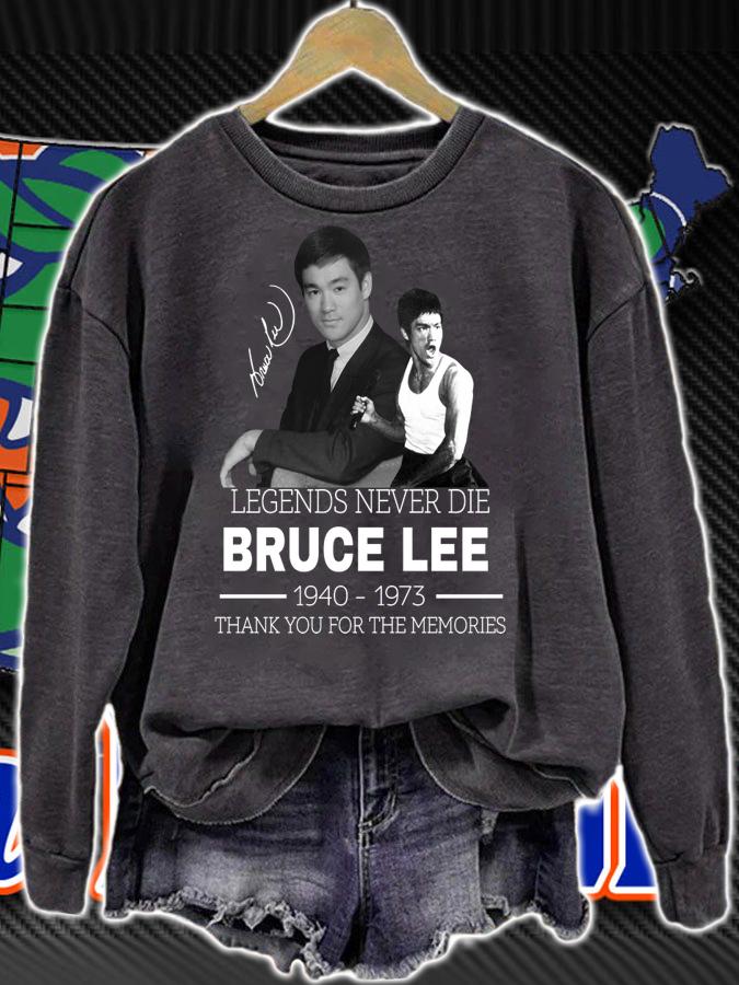 Legends Never Die Bruce Lee Thank You For The Memories t-shirt sweatshirt