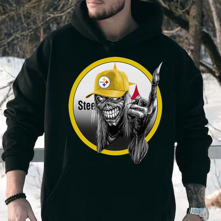 Original Iron Maiden fuck Pittsburgh Steelers t-shirt hoodie