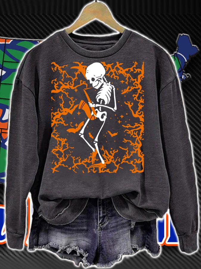 Saxophonist Skeleton Play Saxophone Halloween Costume t-shirt sweatshirt