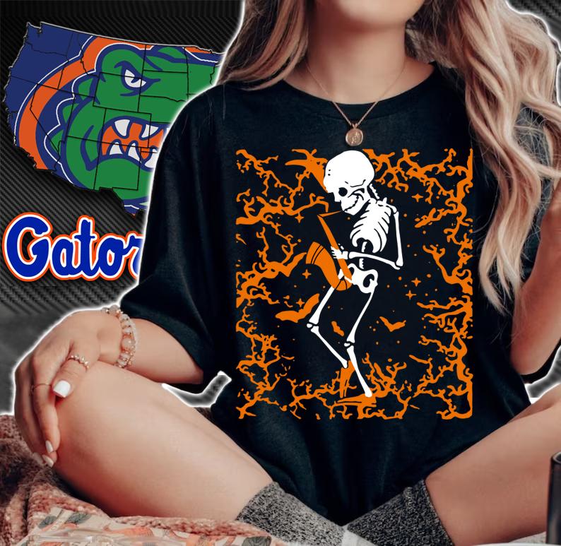Saxophonist Skeleton Play Saxophone Halloween Costume t-shirt woman shirt