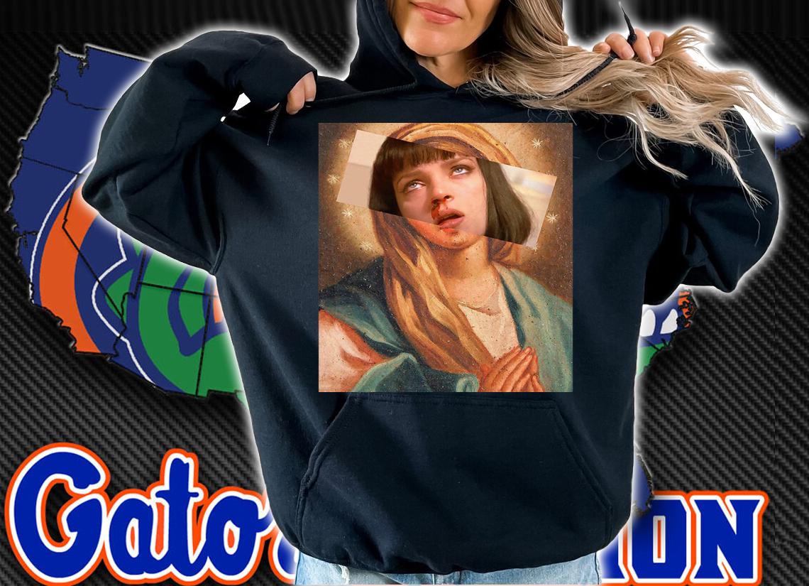 Ave Mia Saint Mia Pulp Fiction Art By Doug Rickard t-shirt hoodie