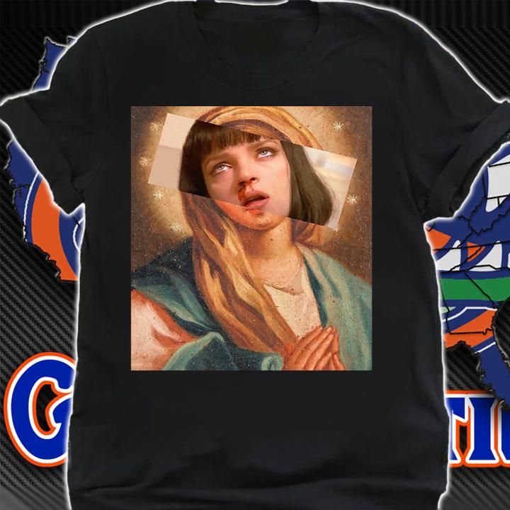 Ave Mia Saint Mia Pulp Fiction Art By Doug Rickard t-shirt shirt