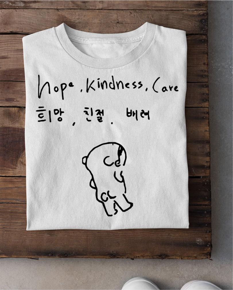 Exo Kai Hope Kindness Care t-shirt shirt