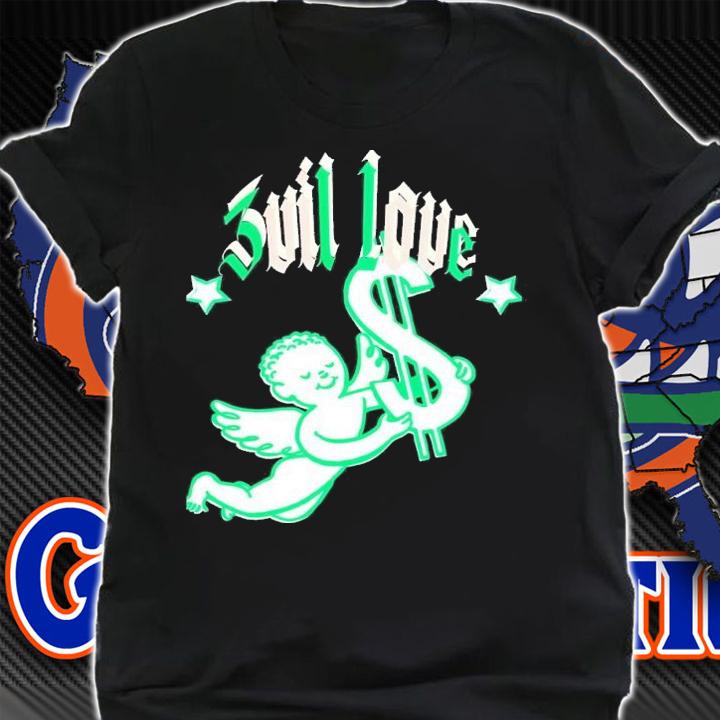 3vil 1ove Evil Love angel shirt t-shirt shirt