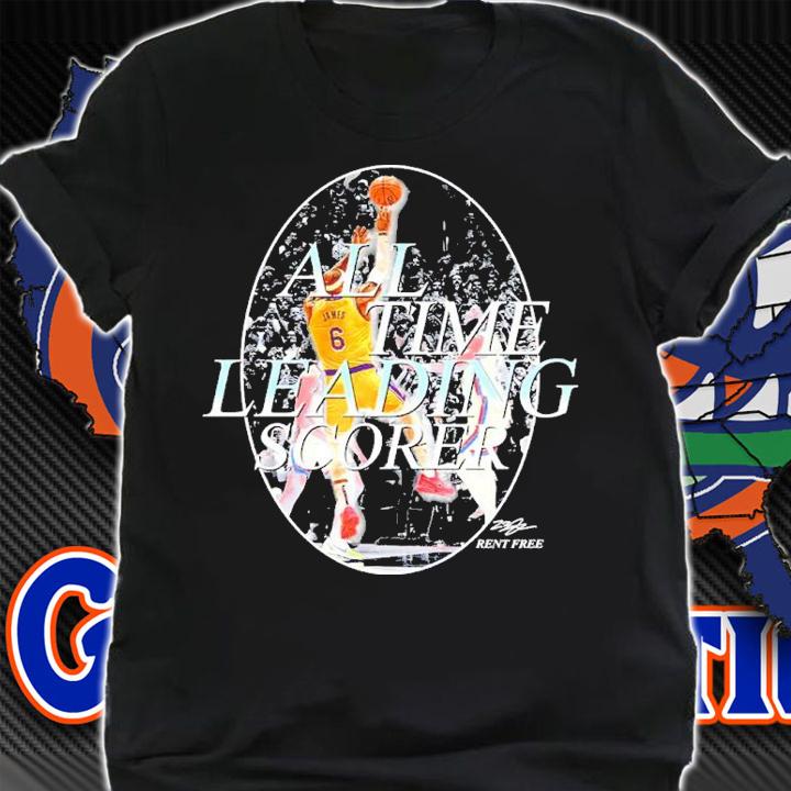 All Time Leading Score LeBron James Shirt t-shirt shirt