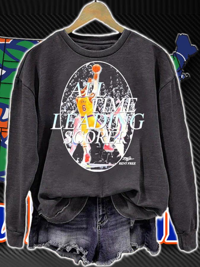 All Time Leading Score LeBron James Shirt t-shirt sweatshirt