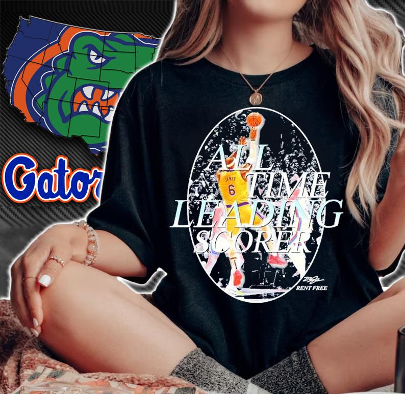 All Time Leading Score LeBron James Shirt t-shirt woman shirt