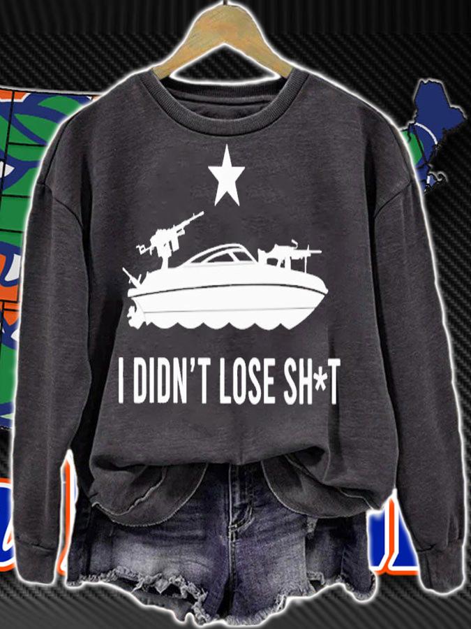 Battleship i didn't lose shit shirt t-shirt sweatshirt