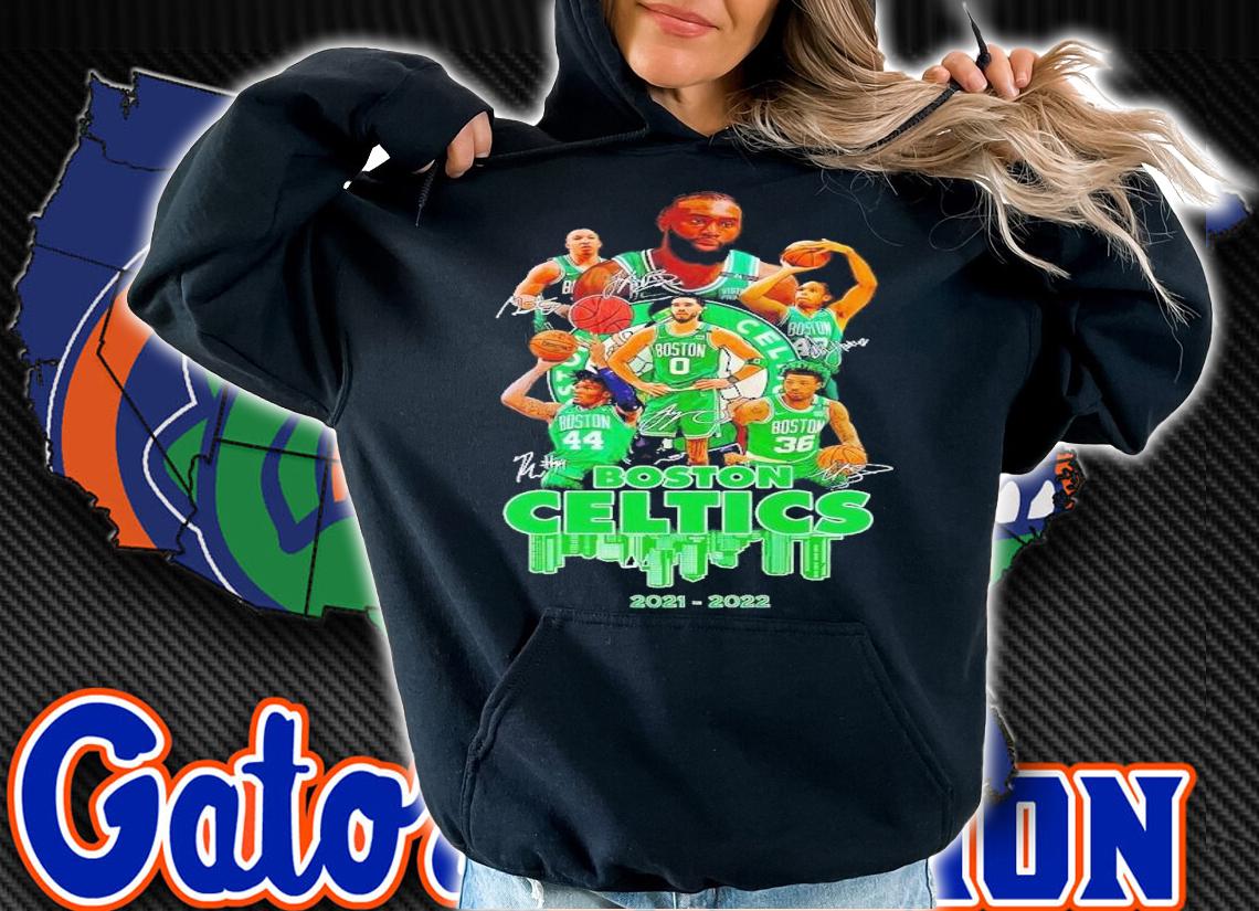 Boston Celtics 2021 2022 signatures shirt t-shirt hoodie
