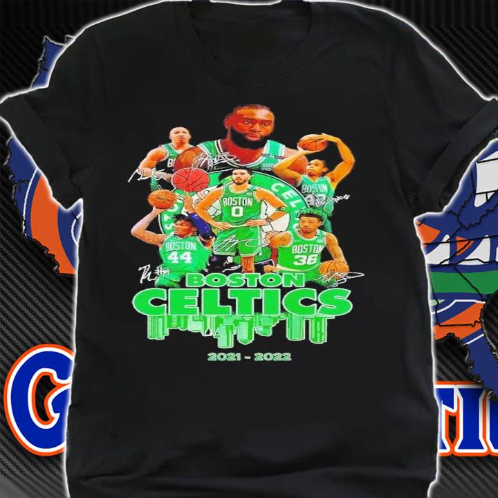Boston Celtics 2021 2022 signatures shirt t-shirt shirt