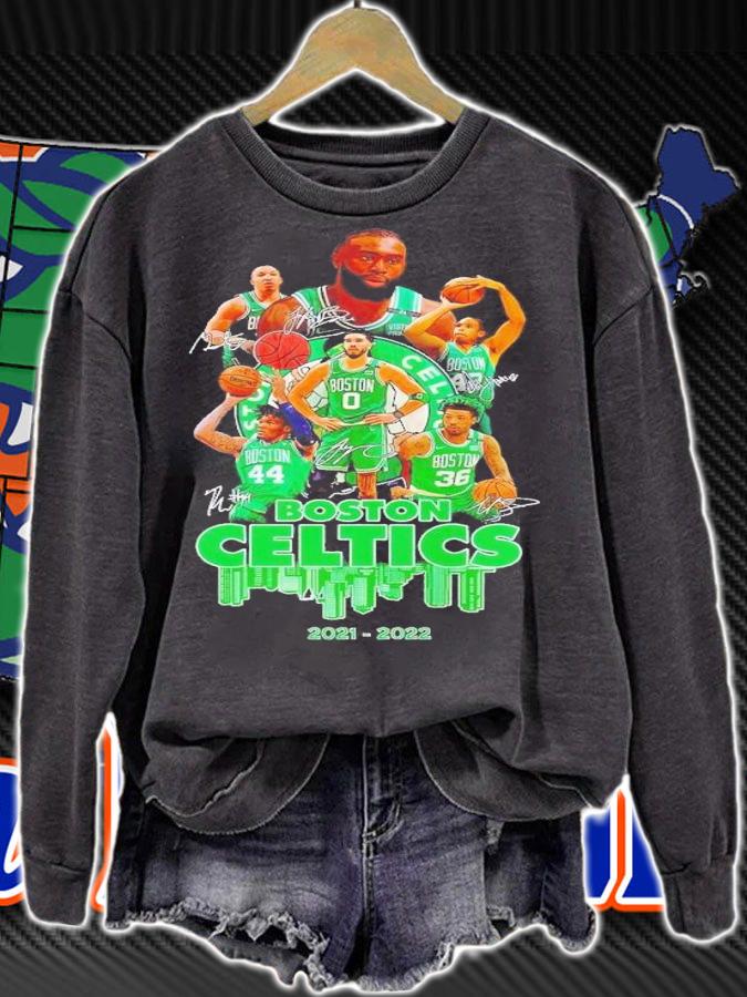 Boston Celtics 2021 2022 signatures shirt t-shirt sweatshirt