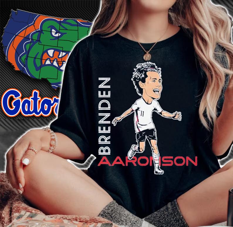 Brenden Aaronson Caricature shirt t-shirt woman shirt