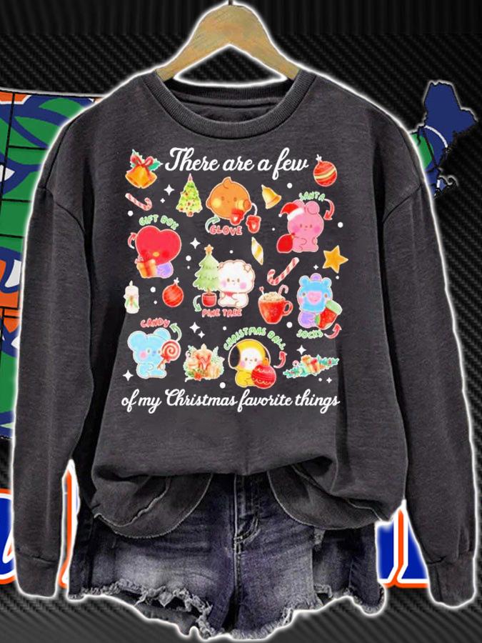 BTS There Are A Few Of My Christmas Favorite Things Shirt t-shirt sweatshirt