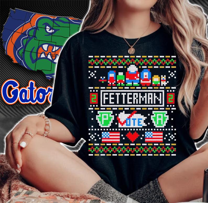 Fetterman ugly Christmas shirt t-shirt woman shirt