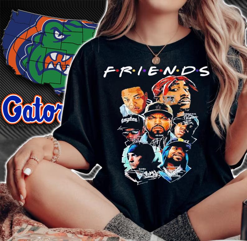 Friends hip hop singers shirt t-shirt woman shirt