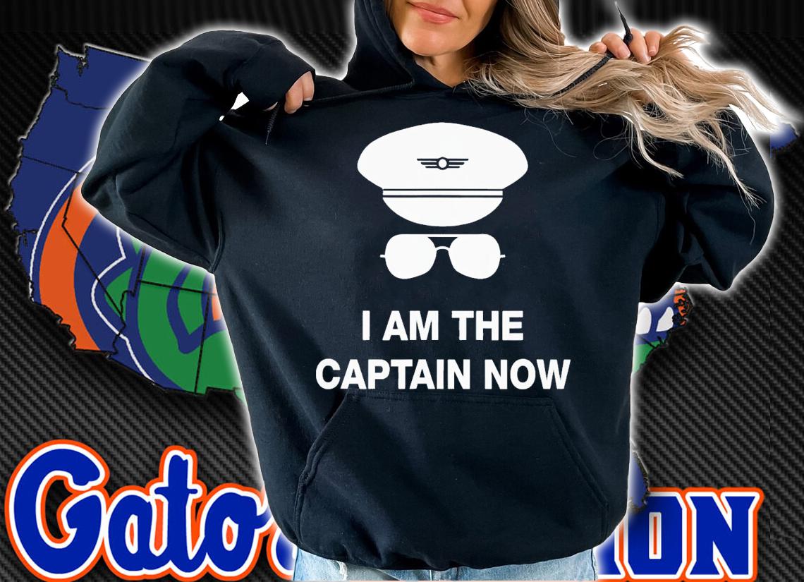 I am captain now pilot shirt t-shirt hoodie