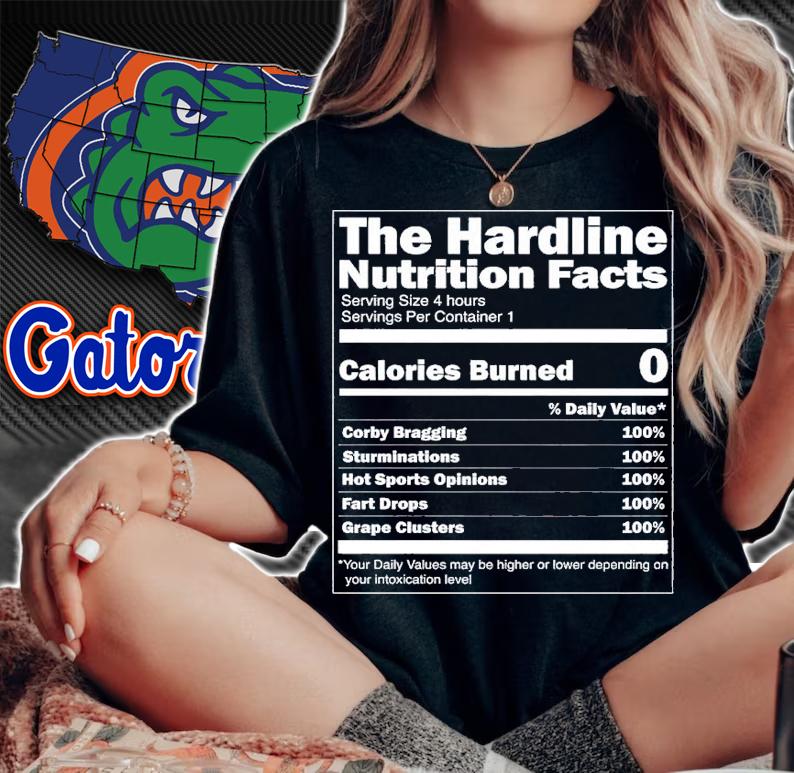 Hardline Nutritional Facts shirt t-shirt woman shirt