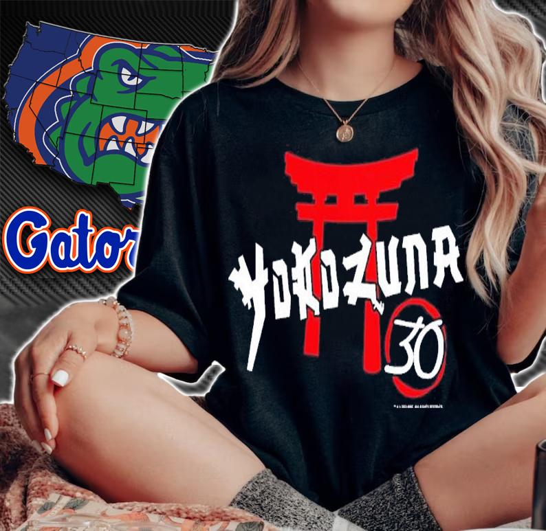 Heather Charcoal Yokozuna 30 Years Shirt t-shirt woman shirt