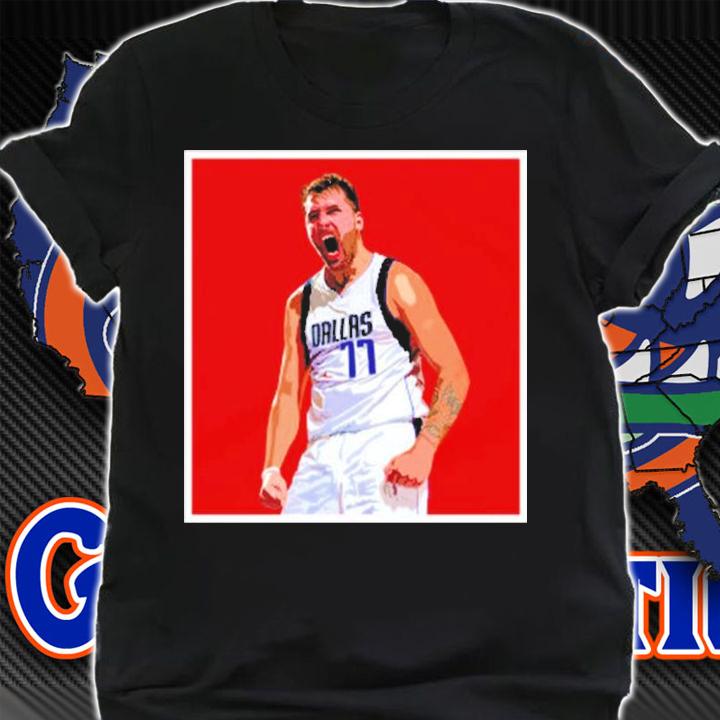 Luka Doncic Celebration Portrait Shirt t-shirt shirt