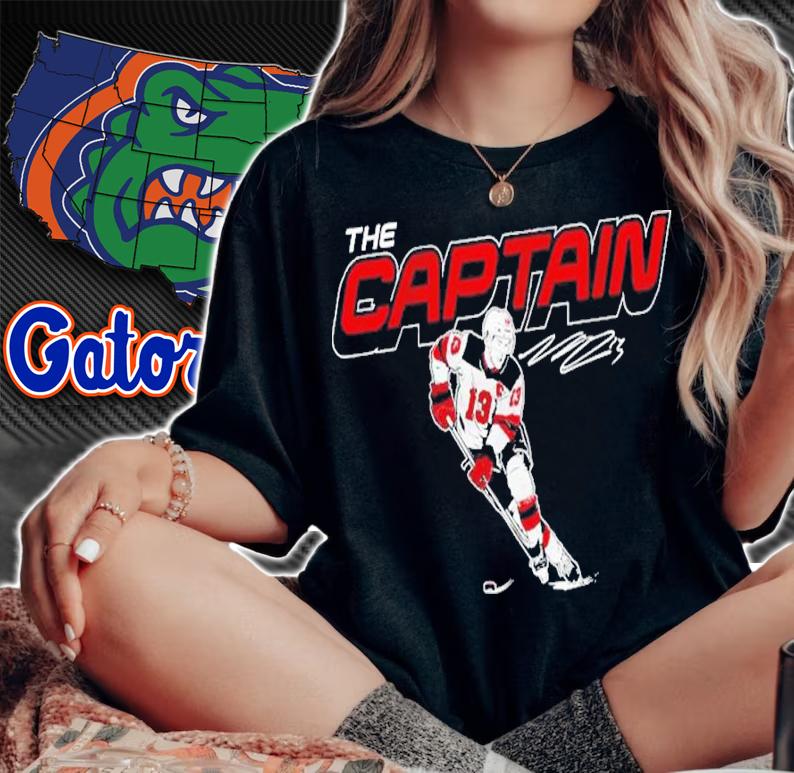 Nico Hischier The Captain Nico Signature Shirt t-shirt woman shirt