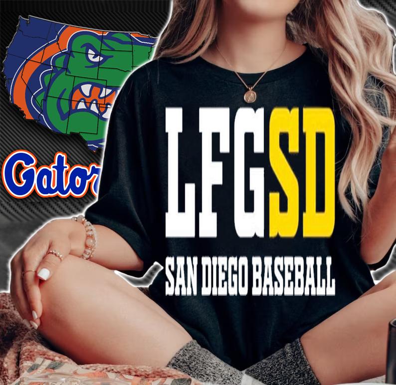 LFGSD Baseball Fan San Diego Sports T-Shirt t-shirt woman shirt