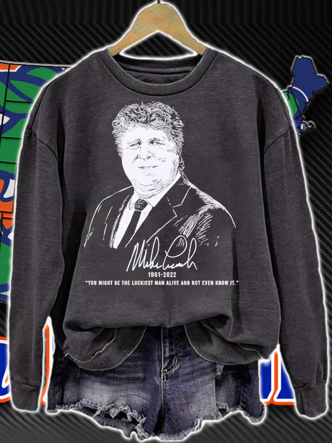 Mike Leach 1961 2022 you might be the luckiest man alive and not even know it shirt t-shirt