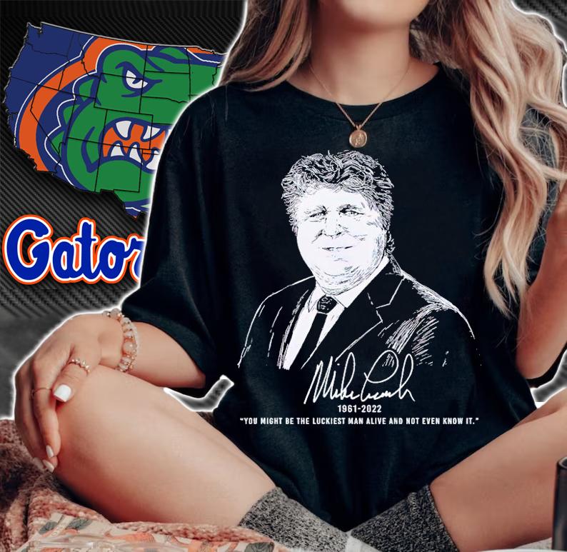 Mike Leach 1961 2022 you might be the luckiest man alive and not even know it shirt t-shirt