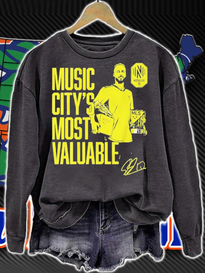 Nashville Sc Hany Mukhtar Music City's Most Valuable shirt t-shirt sweatshirt