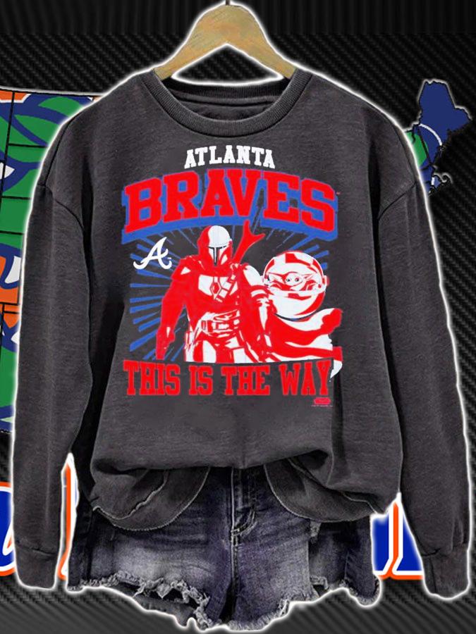 Atlanta Braves Youth Star Wars This is the Way shirt t-shirt