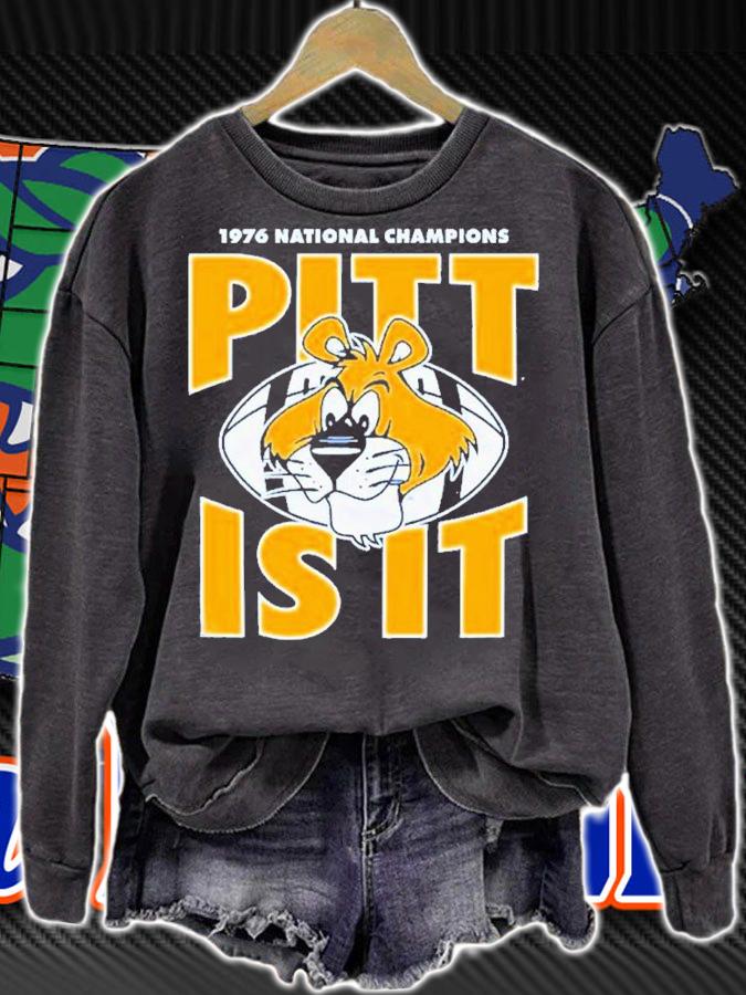 Pittsburgh Panthers 1976 National Champions Pitt is it shirt t-shirt