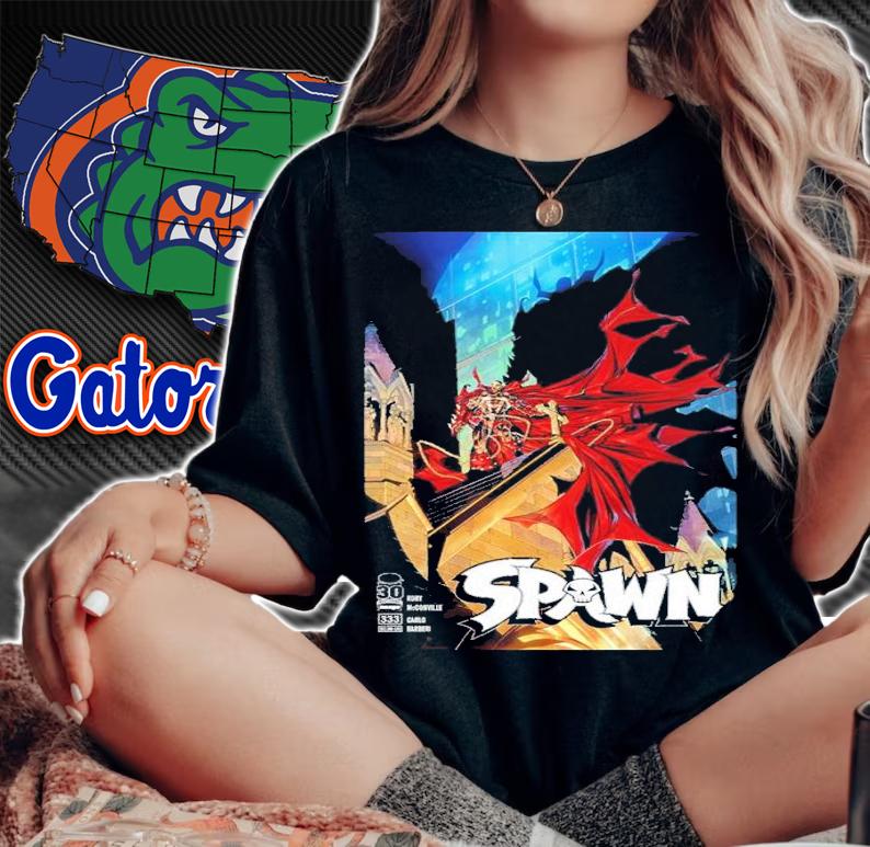 Carlo Barberi Spawn cover shirt t-shirt woman shirt