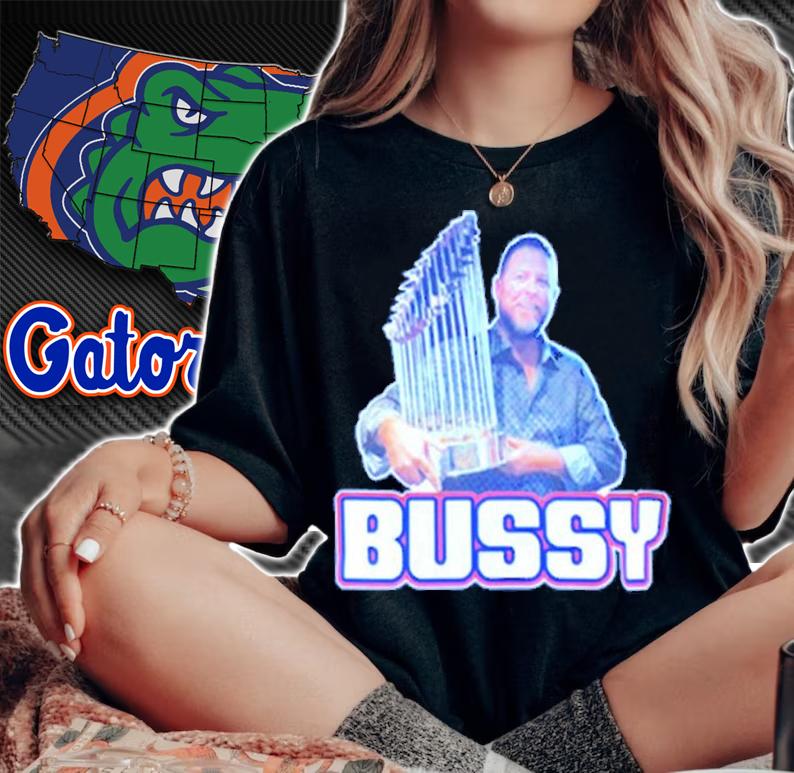 Chicago Cubs World Series Trophy Tim Buss Bussy Shirt t-shirt woman shirt