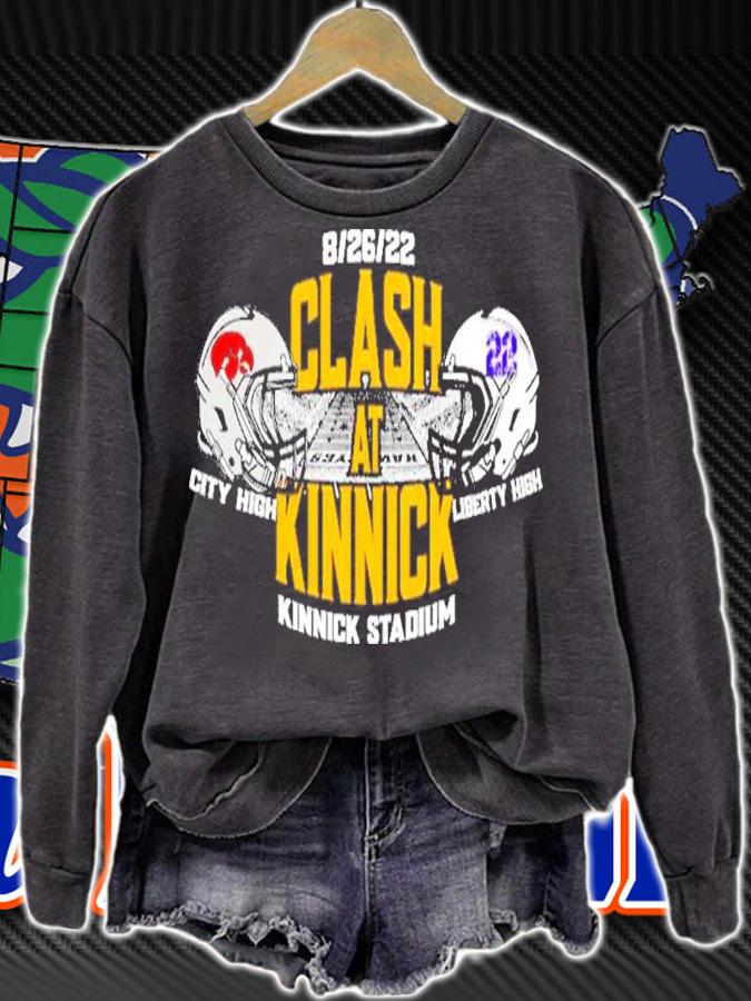 Clash At Kinnick City High And Liberty High 2022 Shirt t-shirt sweatshirt