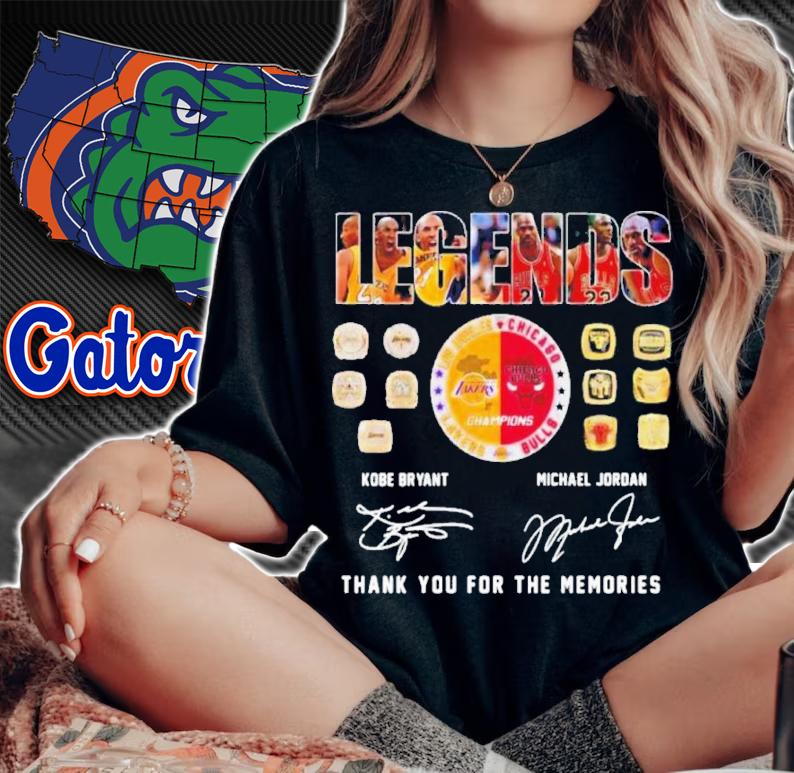 Kobe Bryant Michael Jordan Legends Thank You Signatures 2022 Shirt t-shirt woman shirt