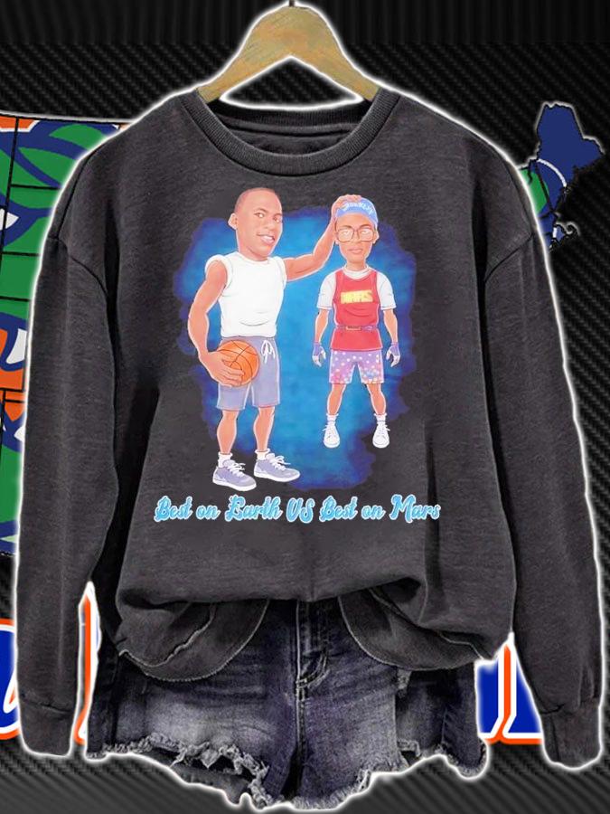Michael Jordan and Mars best on Earth vs best on Mars shirt t-shirt