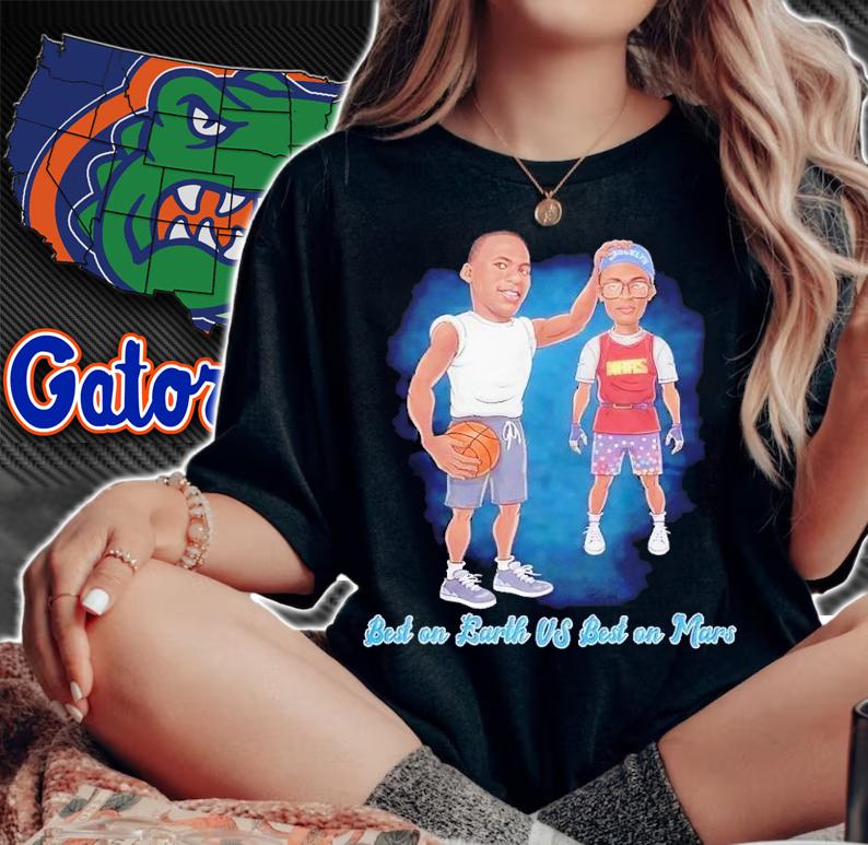 Michael Jordan and Mars best on Earth vs best on Mars shirt t-shirt