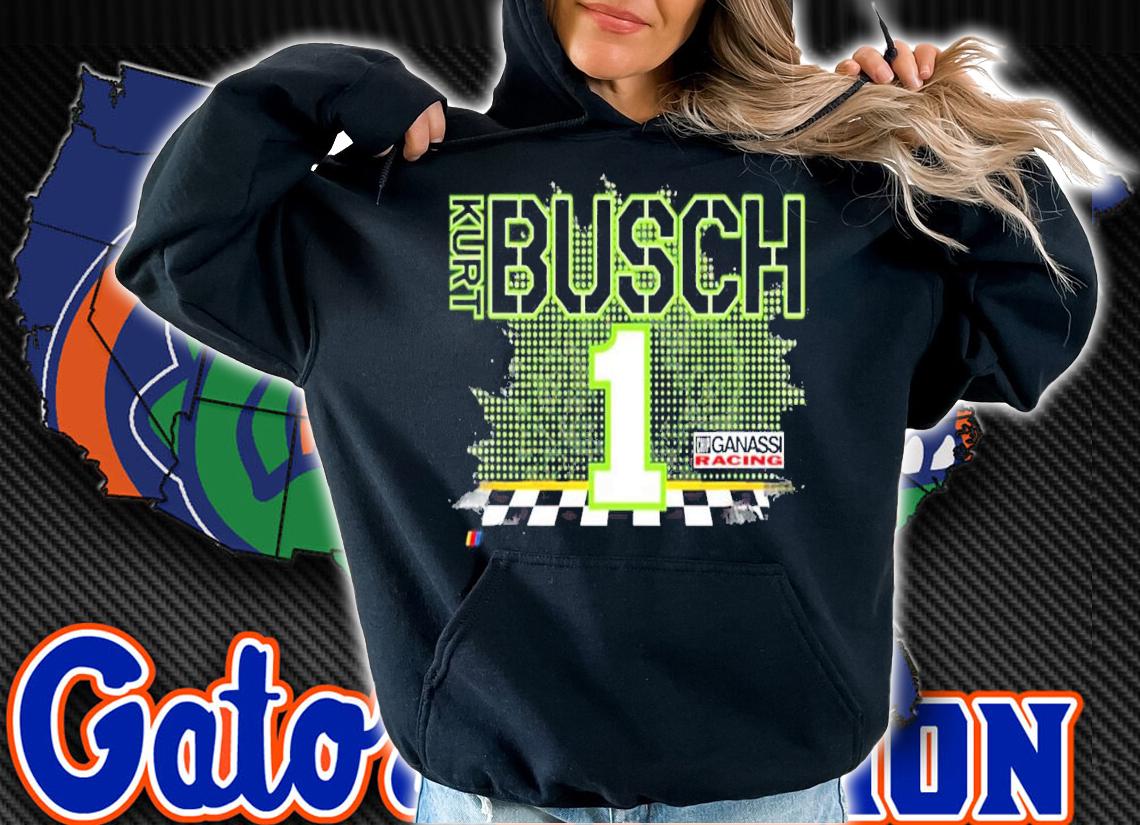 Nascar Kurt Busch Racing Flags T-Shirt t-shirt hoodie