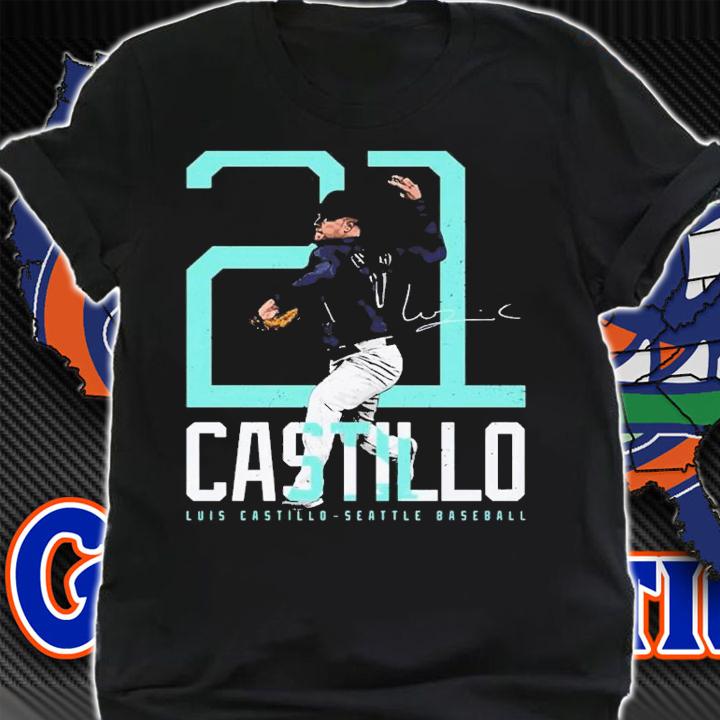 Luis Castillo Seattle Bold Number shirt t-shirt