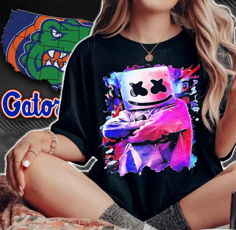 Marshmello Festival Music 2022 The Iconic Illustration Shirt t-shirt