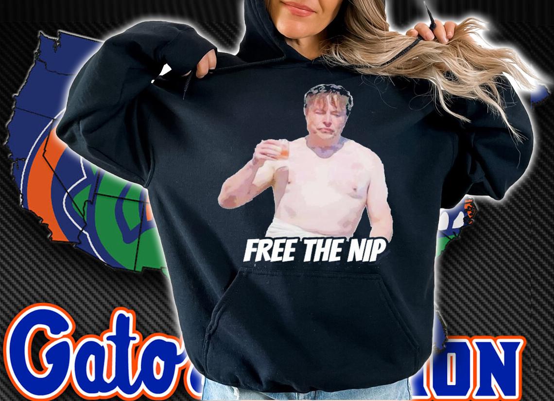 Meme Free The Nip Elon Musk T-Shirt t-shirt hoodie