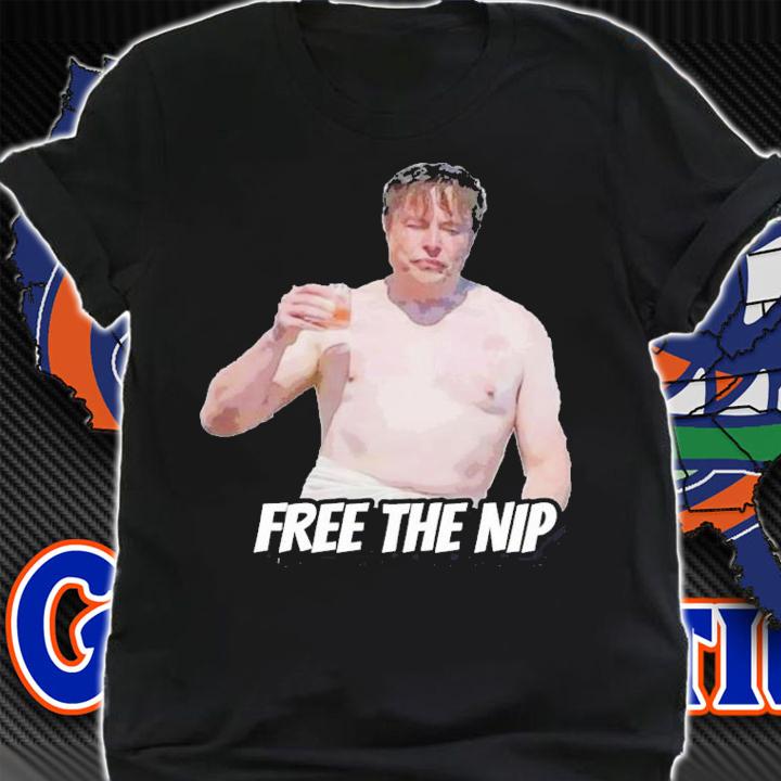Meme Free The Nip Elon Musk T-Shirt t-shirt shirt