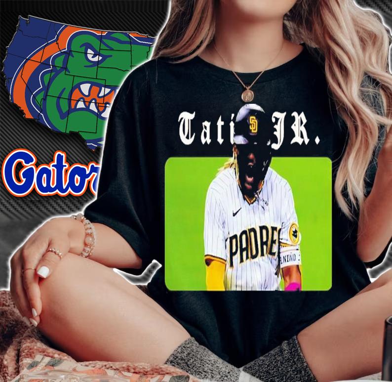 MLB Tatis Jr Famnade Baseball Outfielder Shirt t-shirt woman shirt