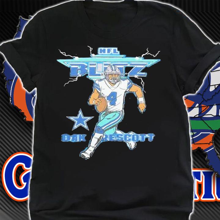NFL Blitz Cowboys Dak Prescott shirt t-shirt shirt