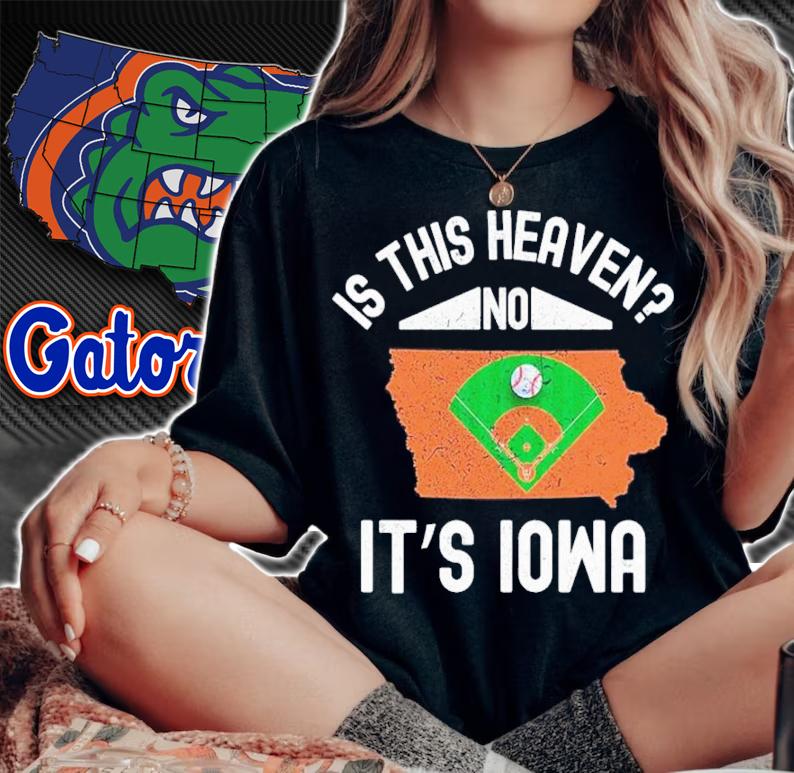 Official Is This Heaven No It's Iowa Shirt t-shirt woman shirt
