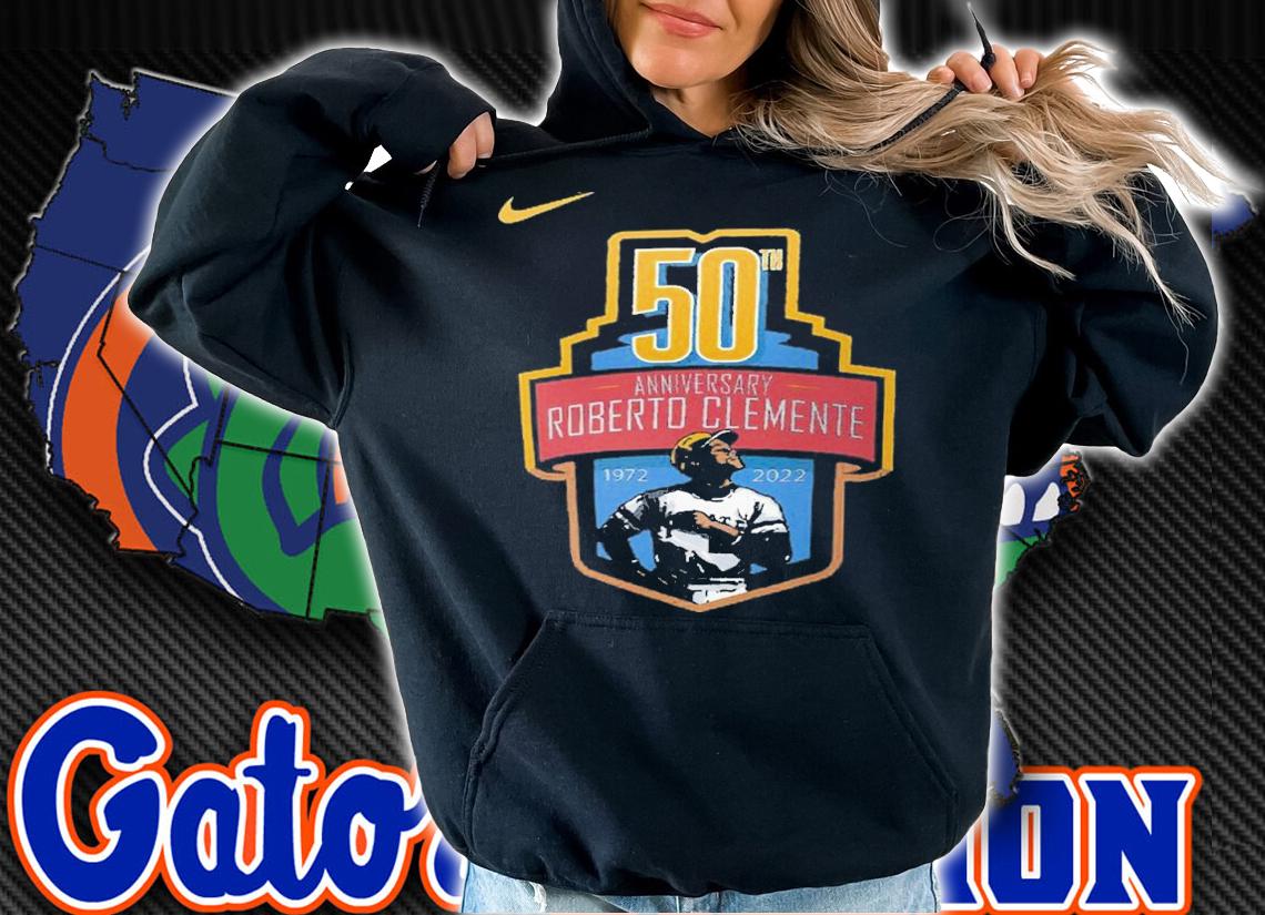 Roberto Clemente Pittsburgh Pirates 50th Anniversary Commemorative shirt t-shirt hoodie